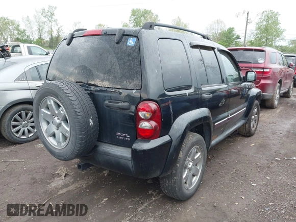 2007 Jeep Liberty Limited with VIN 1J4GL58K57W537151, listed as a IAAI auction lot 42124265 with 284,690 mi miles and . Bid and sale history available at DreamBid. Image 4.