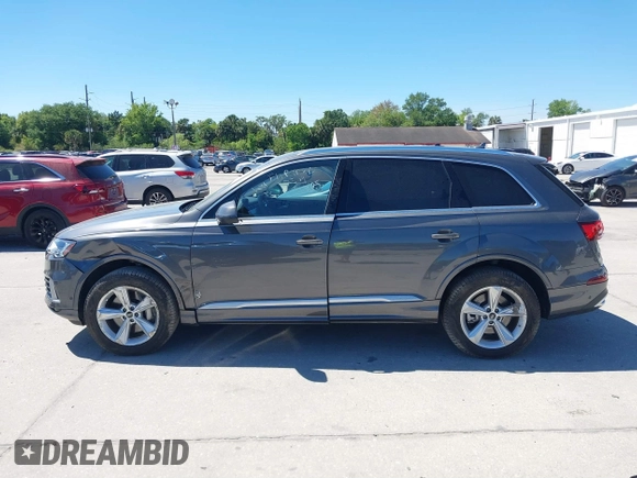 2023 Audi Q7 Premium with VIN WA1AXBF76PD025384, listed as a IAAI auction lot 41838885 with 23,857 mi miles and . Bid and sale history available at DreamBid. Image 14.