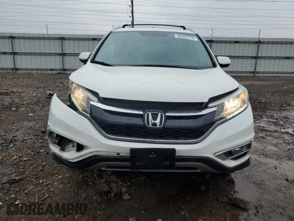 2015 Honda CR-V EX-L with VIN 5J6RM4H71FL020781, listed as a Copart auction lot 49525715 with 86,243 mi miles and Salvage Title. Bid and sale history available at carsss.com. Image 5.