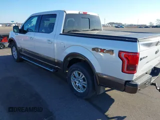 2016 Ford F-150 XLT with VIN 1FTEW1EP0GKD77457, listed as a IAAI auction lot 41843484 with 121,147 mi miles. Bid and sale history available at carsss.com. Image 3.