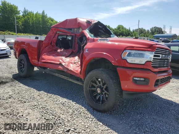 2022 Ram 2500 Laramie with VIN 3C6UR5FL5NG212540, listed as a Copart auction lot 57139885 with Not provided miles and Salvage title. Bid and sale history available at DreamBid. Image 4.