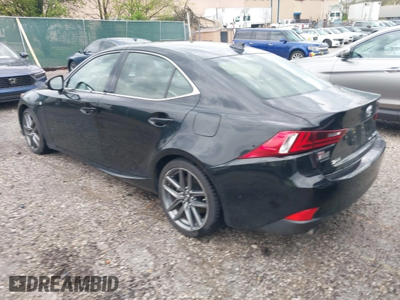 2015 Lexus IS 250 with VIN JTHCF1D20F5024578, listed as a IAAI auction lot 41922767 with 106,913 mi miles and . Bid and sale history available at DreamBid. Image 3.