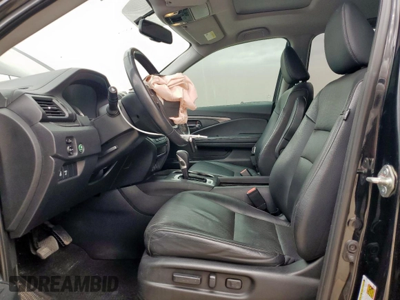 2019 Honda Ridgeline RTL-T with VIN 5FPYK2F65KB002634, listed as a Copart auction lot 47598885 with 65,550 mi miles and Salvage title. Bid and sale history available at DreamBid. Image 7.