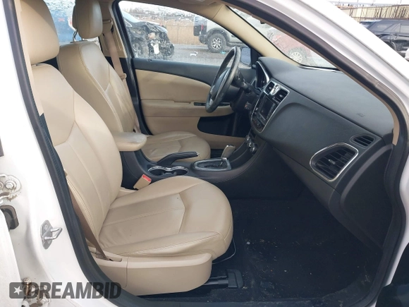 2014 Chrysler 200 Limited with VIN 1C3CCBCG2EN186518, listed as a IAAI auction lot 41521448 with 63,527 mi miles and . Bid and sale history available at DreamBid. Image 5.