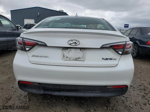 2017 Hyundai Sonata Hybrid SE with VIN KMHE24L17HA050925, listed as a Copart auction lot 47702575 with 229,117 mi miles and Clean Title. Bid and sale history available at carsss.com. Image 6.