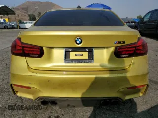 2015 BMW M3 with VIN WBS3C9C58FP804331, listed as a Copart auction lot 62507465 with 97,783 mi miles and Salvage title. Bid and sale history available at DreamBid. Image 6.