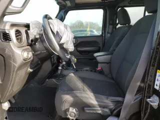 2019 Jeep Wrangler Unlimited Sport with VIN 1C4HJXDG2KW566080, listed as a Copart auction lot 44559215 with 84,646 mi miles and Salvage title. Bid and sale history available at DreamBid. Image 7.