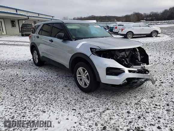 2023 Ford Explorer with VIN 1FMSK8BH3PGA18056, listed as a Copart auction lot 82398254 with 35,237 mi miles and Salvage title. Bid and sale history available at DreamBid. Image 12.