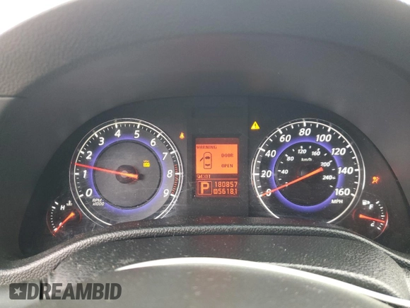 2008 Infiniti G37 Journey with VIN JNKCV64E38M109787, listed as a Copart auction lot 51329535 with 180,857 mi miles and Salvage Title. Bid and sale history available at DreamBid. Image 9.