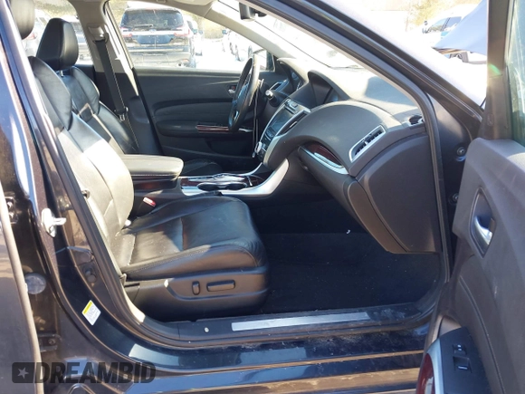 2015 Acura TLX V6 Tech with VIN 19UUB3F55FA000872, listed as a IAAI auction lot 41586406 with 142,067 mi miles. Bid and sale history available at carsss.com. Image 5.