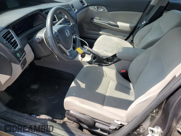 2013 Honda Civic LX z VIN 2HGFB2F58DH600464, wystawiony jako Copart lot #59534175 z przebiegiem 88 107 mil mil oraz Szkoda całkowita • Salvage title. Historia ofert i sprzedaży dostępna na DreamBid. Obrazek 7.