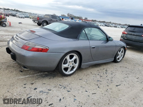 2001 Porsche 911 with VIN WP0CA29951S653291, listed as a Copart auction lot 74060344 with Not provided miles and Non repairable. Bid and sale history available at DreamBid. Image 3.