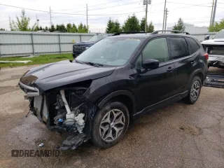 2020 Subaru Forester Premium with VIN JF2SKAJC4LH581477, listed as a Copart auction lot 57319865 with 81,314 mi miles and Salvage title. Bid and sale history available at DreamBid. Image 1.