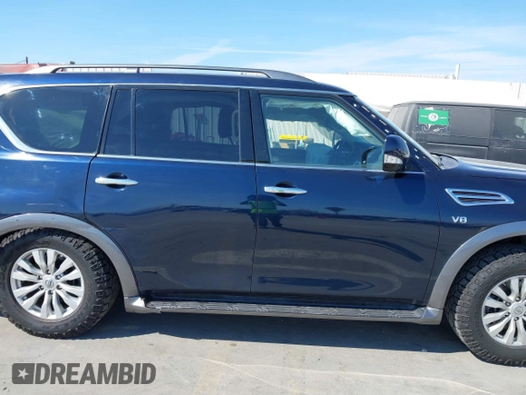 2019 Nissan Armada SL z VIN JN8AY2ND0KX008716, wystawiony jako IAAI lot #41891276 z przebiegiem 113 822 mil mil oraz . Historia ofert i sprzedaży dostępna na DreamBid. Obrazek 13.