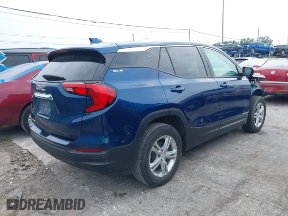 2020 GMC Terrain SLE with VIN 3GKALMEV9LL197298, listed as a IAAI auction lot 42509122 with 62,296 mi miles and . Bid and sale history available at DreamBid. Image 4.