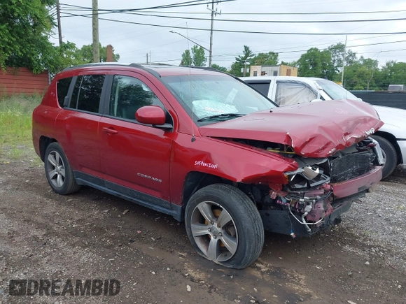 2016 Jeep Compass Latitude with VIN 1C4NJCEA3GD766040, listed as a IAAI auction lot 42667808 with 96,787 mi miles and . Bid and sale history available at DreamBid. Image 1.