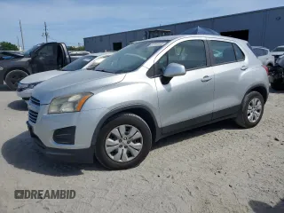 2016 Chevrolet Trax LS with VIN KL7CJKSB7GB527632, listed as a Copart auction lot 51751875 with 133,746 mi miles and Clean Title. Bid and sale history available at carsss.com. Image 1.