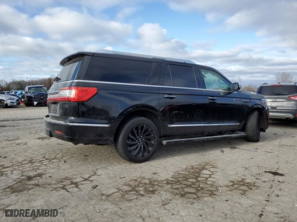 2020 Lincoln Navigator L Black Label with VIN 5LMJJ3TT9LEL06204, listed as a Copart auction lot 83835934 with 0 mi miles and Salvage Title. Bid and sale history available at carsss.com. Image 3.