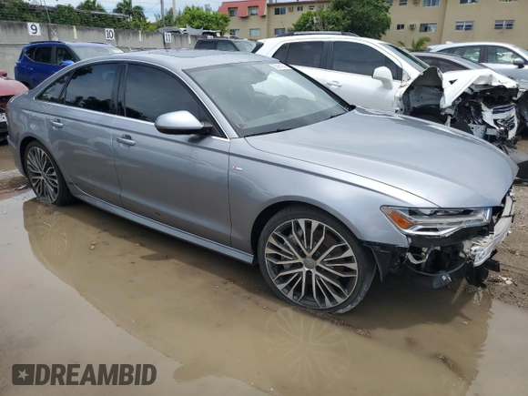2018 Audi A6 Premium Plus with VIN WAUD8AFC8JN092221, listed as a Copart auction lot 55961053 with 36,126 mi miles. Bid and sale history available at carsss.com. Image 4.