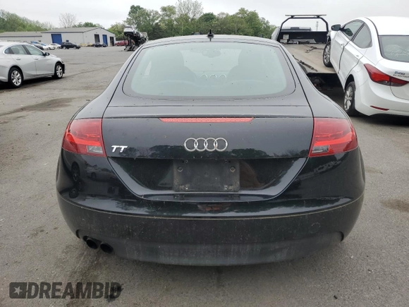 2008 Audi TT 2.0T with VIN TRUAF38J681046770, listed as a Copart auction lot 55561375 with 82,307 mi miles and Salvage title. Bid and sale history available at DreamBid. Image 6.