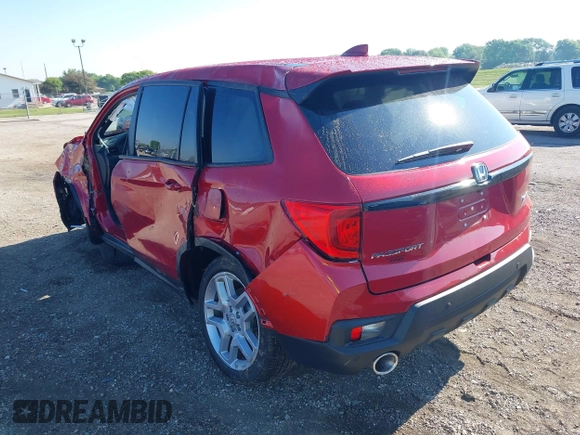 2025 Honda Passport EX-L с VIN 5FNYF8H56SB001075, выставлен на аукционе IAAI как лот 42262450 с пробегом Не указан миль и . История ставок и продаж доступна на DreamBid. Изображение 3.