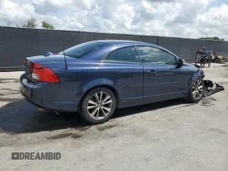 2013 Volvo C70 T5 with VIN YV1672MC9DJ138037, listed as a Copart auction lot 55948555 with 126,147 mi miles and Salvage title. Bid and sale history available at DreamBid. Image 3.