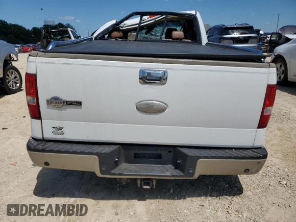 2007 Ford F-150 XLT with VIN 1FTPW14V37KD01921, listed as a Copart auction lot 62876465 with 214,260 mi miles and Salvage title. Bid and sale history available at DreamBid. Image 6.