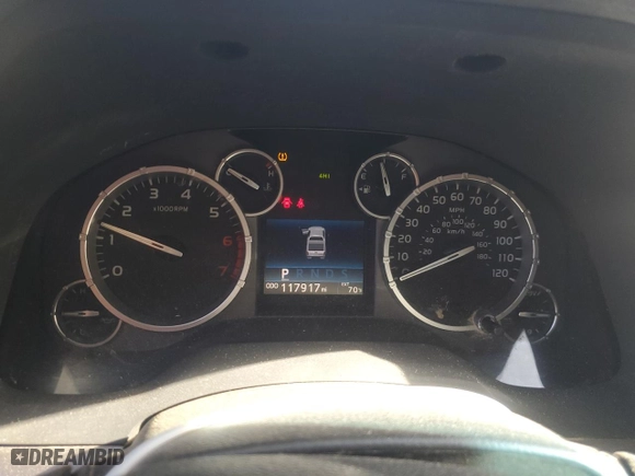 2016 Toyota Tundra 4WD Truck SR with VIN 5TFUY5F14GX579972, listed as a Copart auction lot 78010134 with 117,917 mi miles and Salvage Title. Bid and sale history available at carsss.com. Image 9.