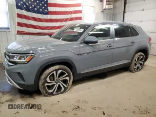 2022 Volkswagen Atlas SEL with VIN 1V2BE2CA6NC211539, listed as a Copart auction lot 79529644 with 27,340 mi miles and Salvage title. Bid and sale history available at DreamBid. Image 1.