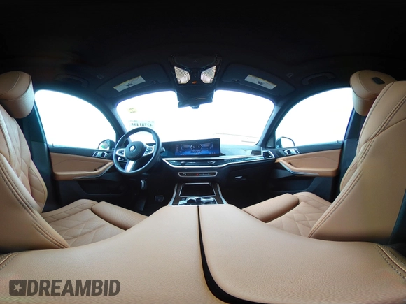 2025 BMW X5 xDrive40i with VIN 5UX23EU08S9Z12797, listed as a IAAI auction lot 42781495 with 7,393 mi miles and . Bid and sale history available at DreamBid. Image 19.
