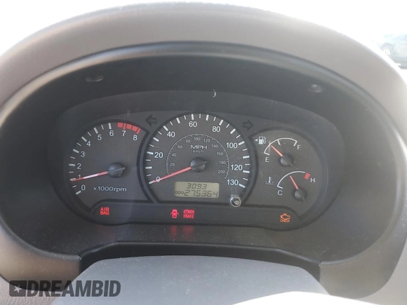 2005 Hyundai Accent GLS with VIN KMHCG45C55U623340, listed as a Copart auction lot 59587304 with 275,364 mi miles and Salvage Title. Bid and sale history available at carsss.com. Image 9.