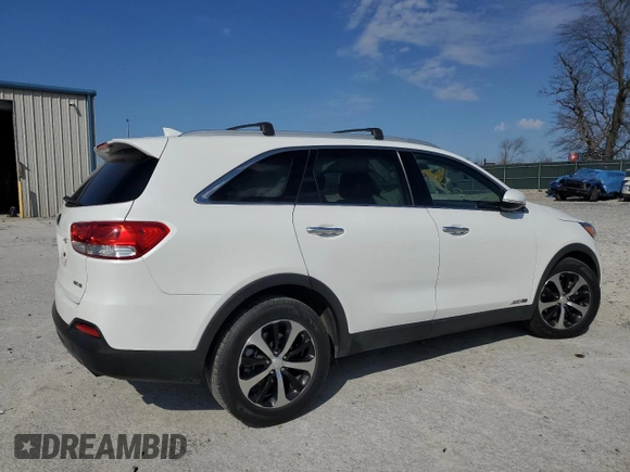 2016 Kia Sorento EX with VIN 5XYPHDA54GG152781, listed as a Copart auction lot 47652535 with 176,736 mi miles and Salvage Title. Bid and sale history available at carsss.com. Image 3.