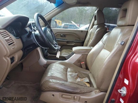 2004 Honda Pilot EX with VIN 2HKYF18604H542322, listed as a Copart auction lot 44410625 with 289,378 mi miles and Salvage Title. Bid and sale history available at carsss.com. Image 7.