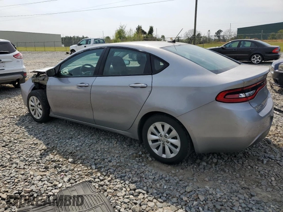 2014 Dodge Dart SXT with VIN 1C3CDFBB3ED702899, listed as a Copart auction lot 50325655 with 166,283 mi miles and Salvage Title. Bid and sale history available at DreamBid. Image 2.