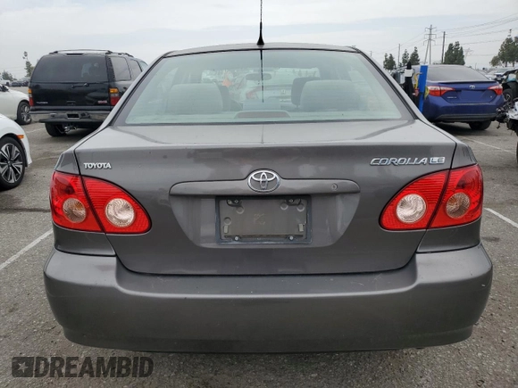 2005 Toyota Corolla CE with VIN 1NXBR32EX5Z403620, listed as a Copart auction lot 58641705 with 38,270 mi miles and Salvage title. Bid and sale history available at DreamBid. Image 6.