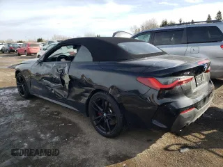 2024 BMW 4 Series 430i xDrive with VIN WBA43AT03RCN24181, listed as a Copart auction lot 88726365 with 0 mi miles and Salvage Title. Bid and sale history available at carsss.com. Image 2.