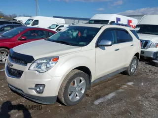2013 Chevrolet Equinox LTZ with VIN 1GNALFEK3DZ123471, listed as a IAAI auction lot 41534016 with 121,620 mi miles. Bid and sale history available at carsss.com. Image 2.