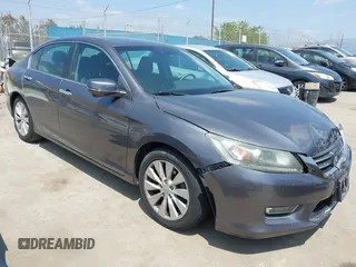 2013 Honda Accord Sdn EX-L with VIN 1HGCR2F88DA111442, listed as a IAAI auction lot 42138923 with 112,097 mi miles. Bid and sale history available at carsss.com. Image 1.