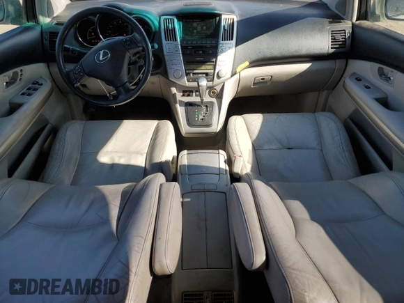 2006 Lexus RX 400h with VIN JTJHW31U260038484, listed as a Copart auction lot 51444995 with 270,888 mi miles and Salvage Title. Bid and sale history available at DreamBid. Image 8.
