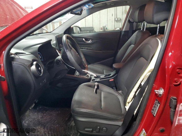 2023 Hyundai Kona Limited with VIN KM8K5CA3XPU954158, listed as a Copart auction lot 44563295 with 11,353 mi miles and Salvage Title. Bid and sale history available at carsss.com. Image 7.