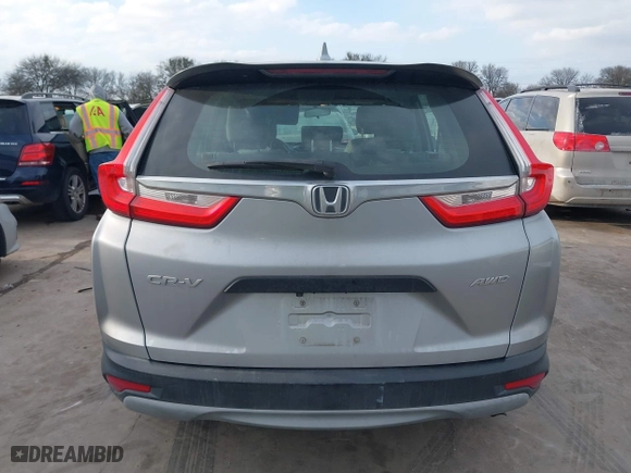 2018 Honda CR-V LX with VIN 2HKRW6H37JH213670, listed as a IAAI auction lot 41596374 with 96,105 mi miles. Bid and sale history available at carsss.com. Image 17.