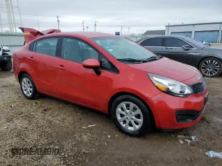 2015 Kia Rio LX with VIN KNADM4A34F6448489, listed as a Copart auction lot 50269865 with 62,934 mi miles and Salvage Title. Bid and sale history available at carsss.com. Image 4.