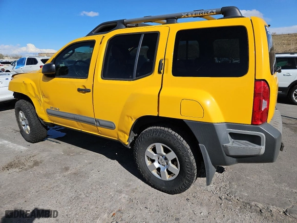 2007 Nissan Xterra SE with VIN 5N1AN08W27C524477, listed as a Copart auction lot 50228095 with 185,915 mi miles and Salvage Title. Bid and sale history available at carsss.com. Image 2.