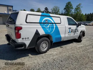 2022 Chevrolet Silverado 1500 Work Truck with VIN 3GCNAAEK5NG506171, listed as a Copart auction lot 51511364 with 31,285 mi miles and Salvage Title. Bid and sale history available at DreamBid. Image 3.