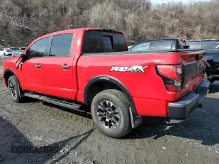2021 Nissan Titan Pro-4X with VIN 1N6AA1ED1MN511189, listed as a Copart auction lot 46675015 with 51,162 mi miles and Non repairable. Bid and sale history available at DreamBid. Image 2.