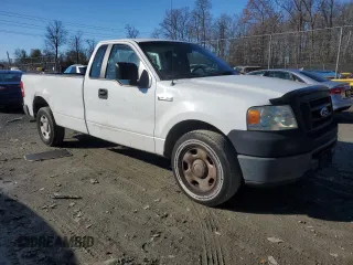 2007 Ford F-150 XL with VIN 1FTRF12W67NA57720, listed as a Copart auction lot 84616654 with 160,980 mi miles and Salvage Title. Bid and sale history available at carsss.com. Image 4.