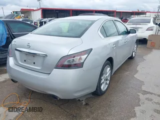 2013 Nissan Maxima SV with VIN 1N4AA5AP1DC841233, listed as a IAAI auction lot 41918995 with 176,003 mi miles and . Bid and sale history available at DreamBid. Image 4.