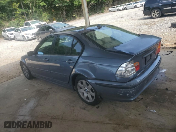 2005 BMW 3 Series 325i with VIN WBAEV33415KX10041, listed as a Copart auction lot 61673545 with 117,294 mi miles and Salvage title. Bid and sale history available at DreamBid. Image 2.