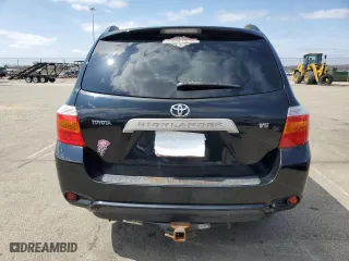 2008 Toyota Highlander with VIN JTEDS41A982041507, listed as a Copart auction lot 51135635 with 193,687 mi miles and Salvage Title. Bid and sale history available at carsss.com. Image 6.