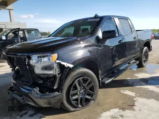 2022 Chevrolet Silverado 1500 RST with VIN 1GCPADED8NZ588764, listed as a Copart auction lot 81974924 with 19,306 mi miles and Salvage Title. Bid and sale history available at DreamBid. Image 1.